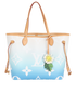 Neverfull MM By The Pool, &pound;1,750, Handbags, Blue/White, Canvas, Front view